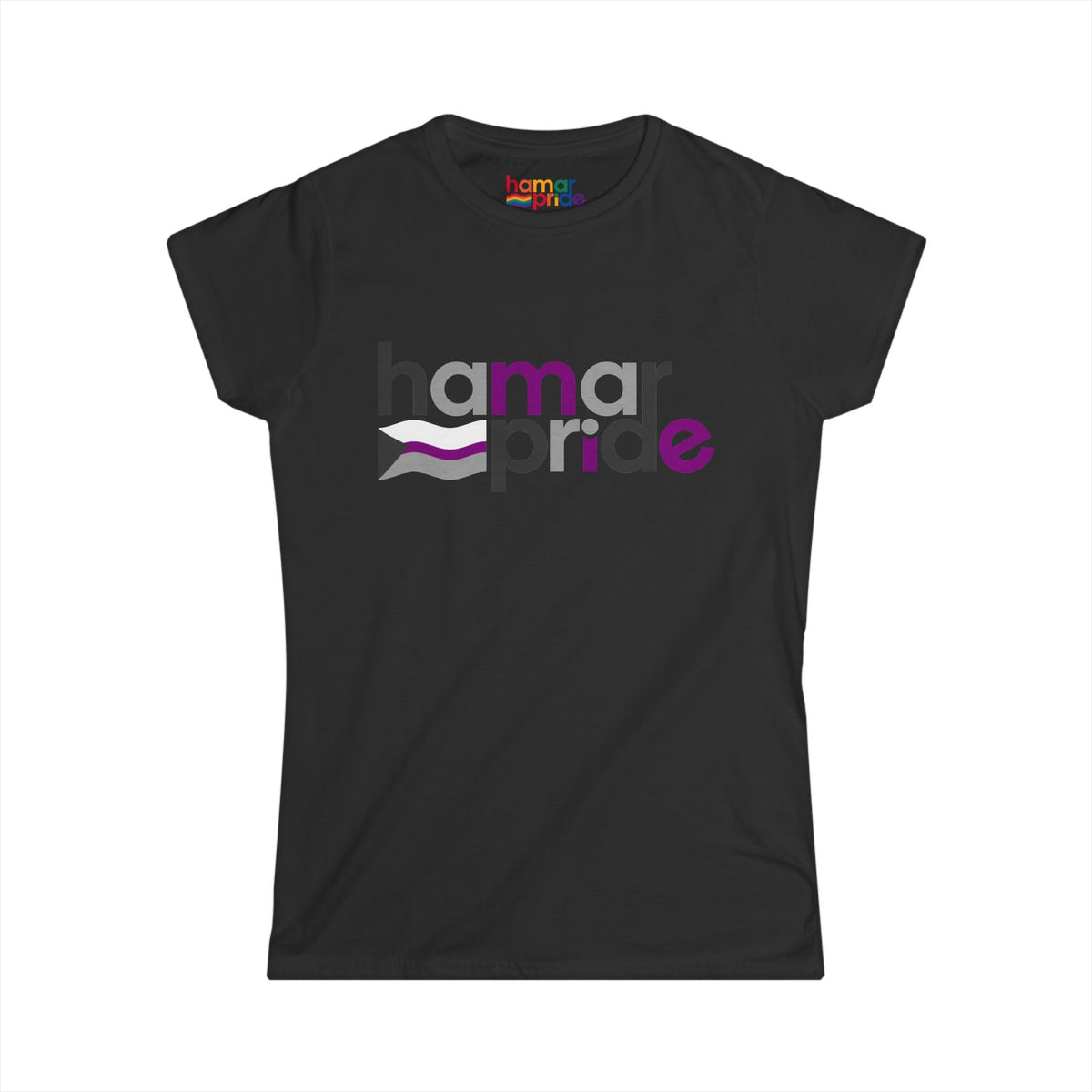 Hamar Pride Women's Softstyle Tee - Demisexual Pride