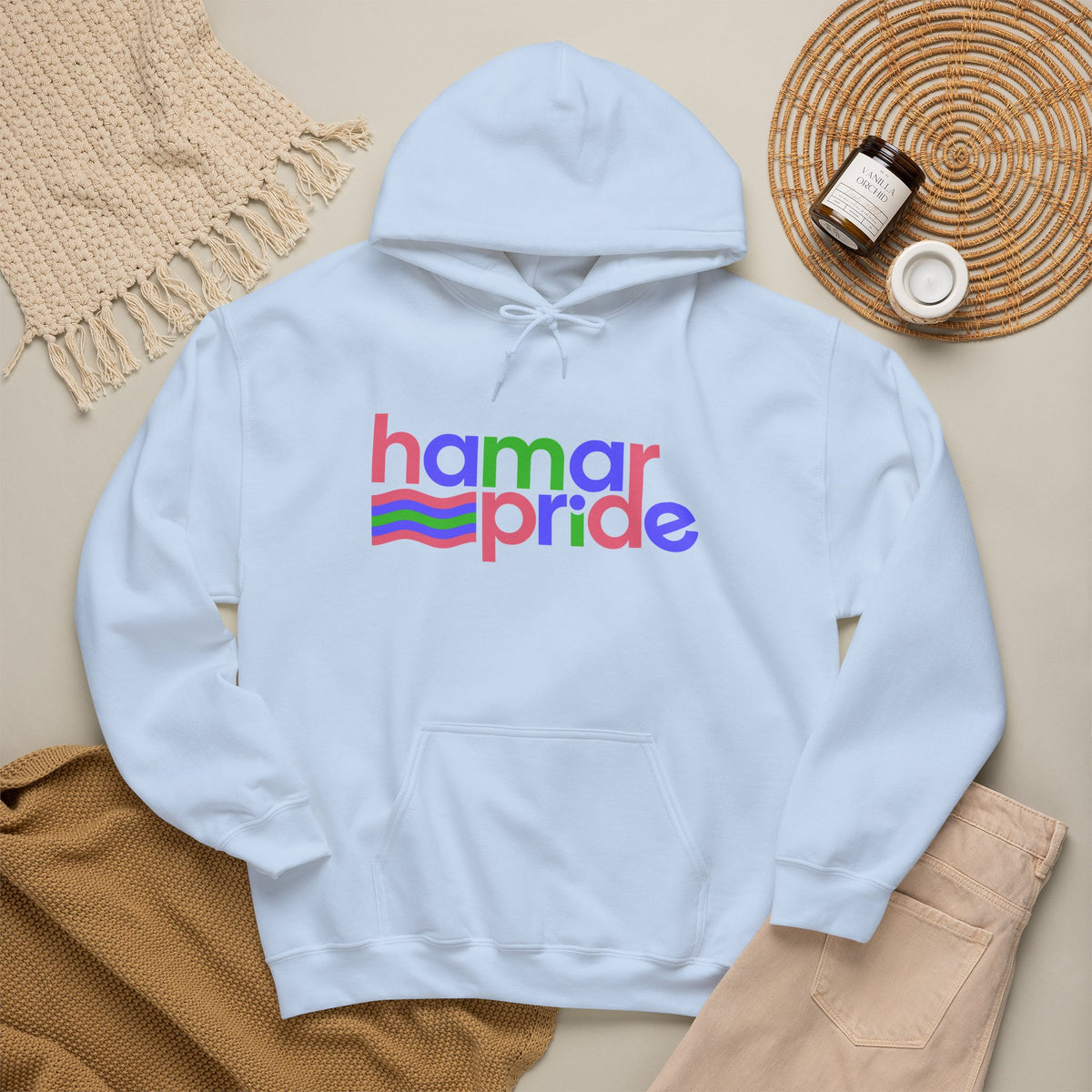 Hamar Pride Hoodie — Trigender Pride