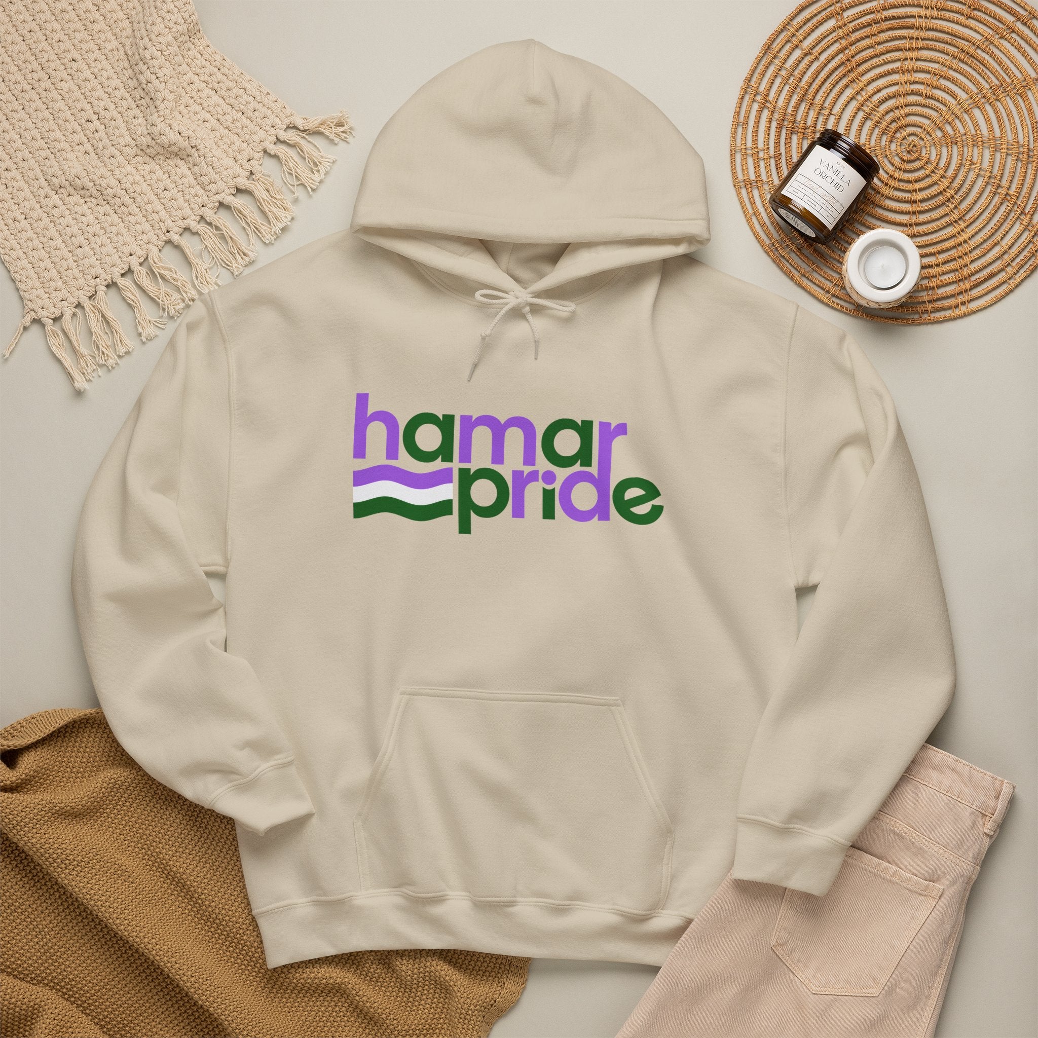 Copy of Hamar Pride Hoodie — Genderqueer Pride