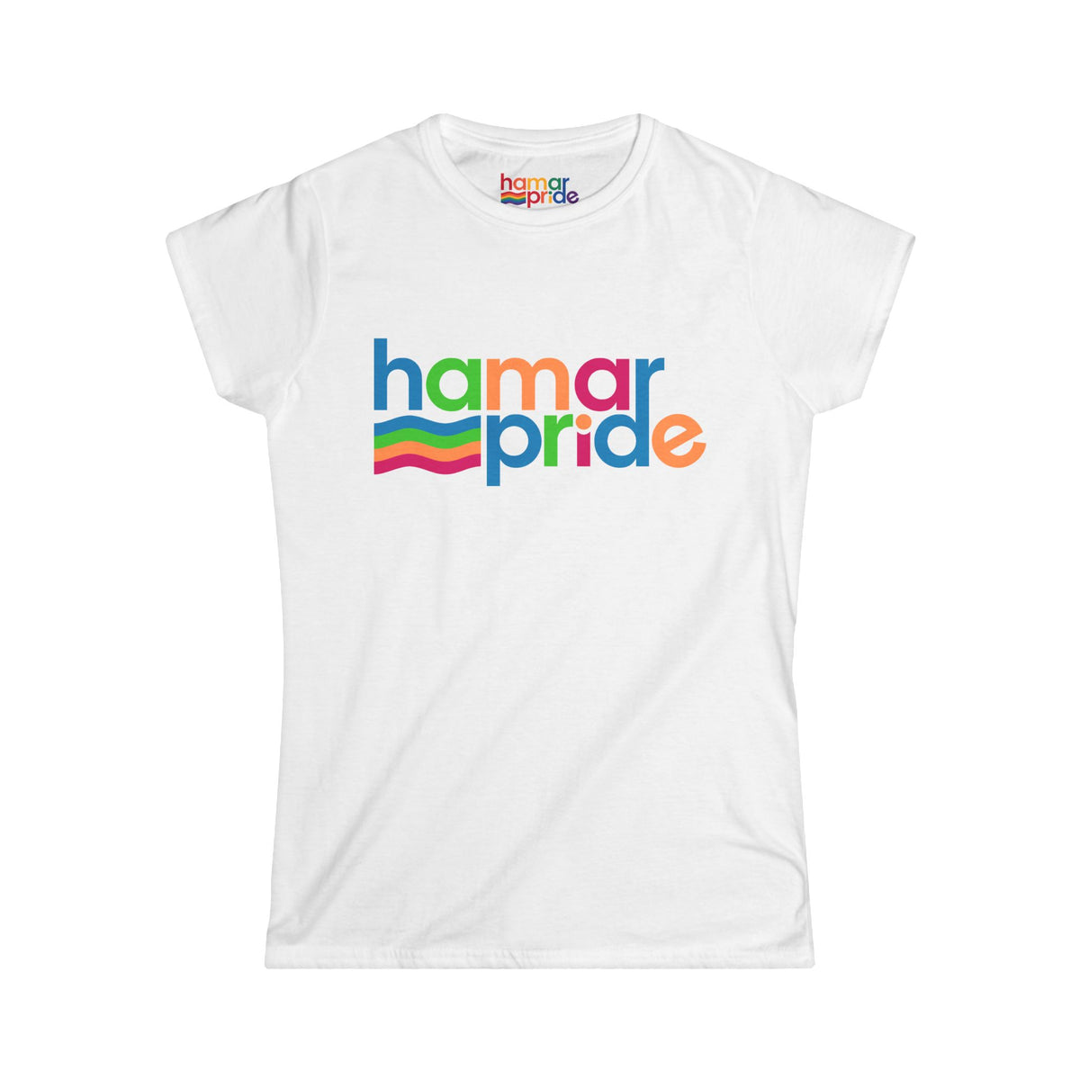 Hamar Pride Women's Softstyle Tee - Panromantic Pride