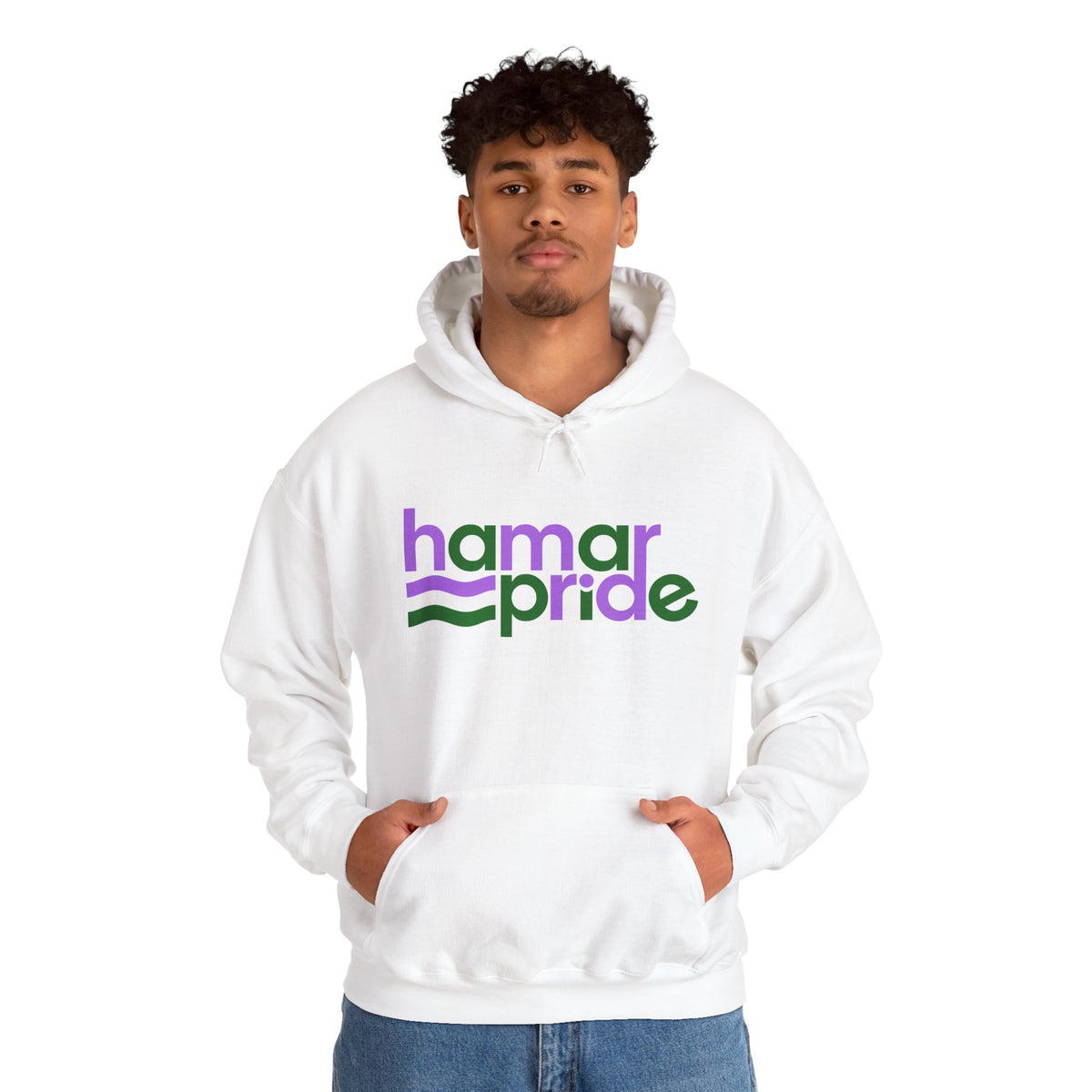 Copy of Hamar Pride Hoodie — Genderqueer Pride