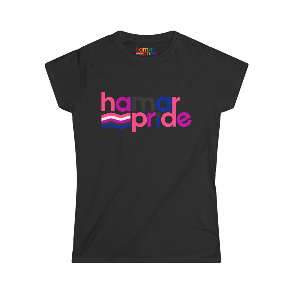 Hamar Pride Women's Softstyle Tee - Genderfluid Pride