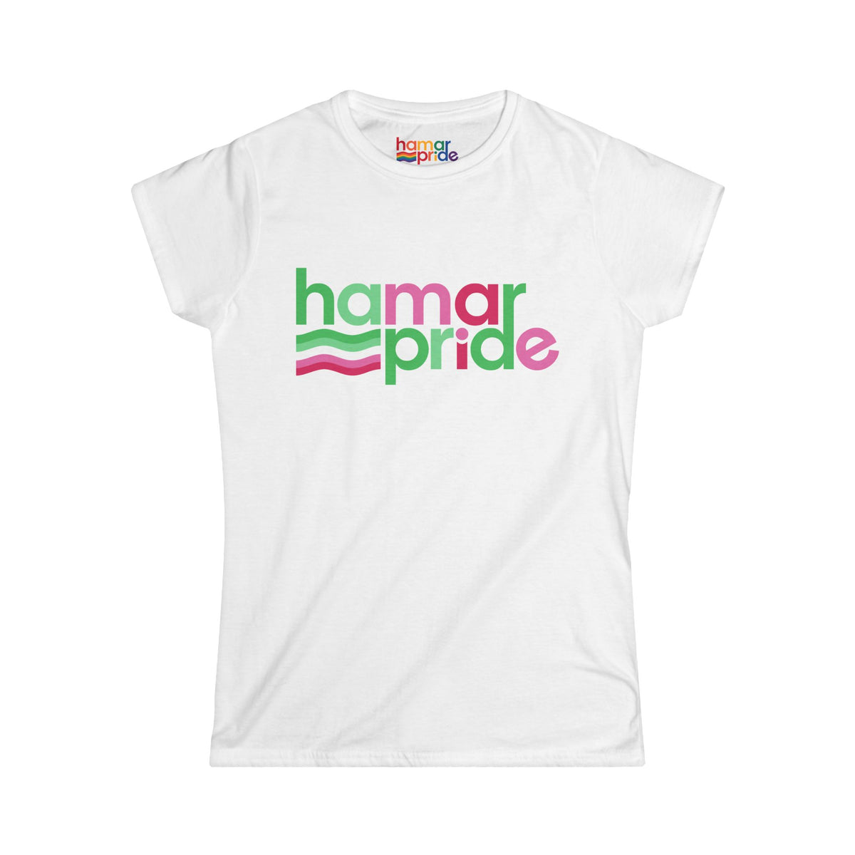Hamar Pride Women's Softstyle Tee - Abrosexual Pride