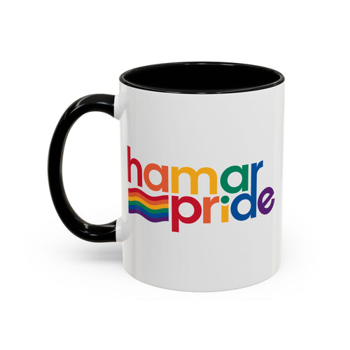 Hamar Pride Coffee Mug – Colorful Accent Ceramic Mug (11oz)