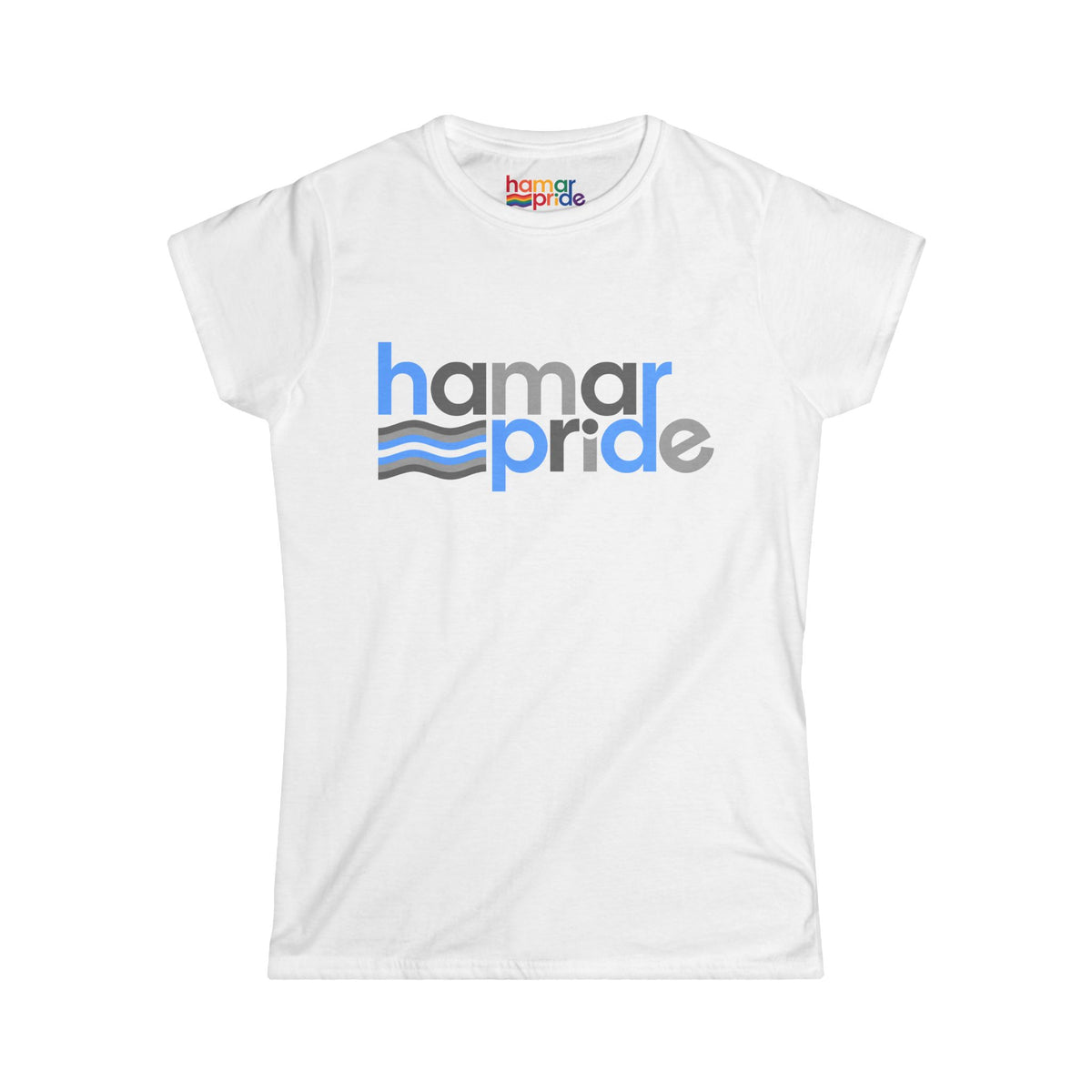 Hamar Pride Women's Softstyle Tee - Demiboy Pride