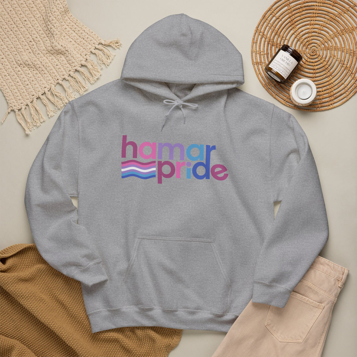 Copy of Hamar Pride Hoodie — Bigender Pride