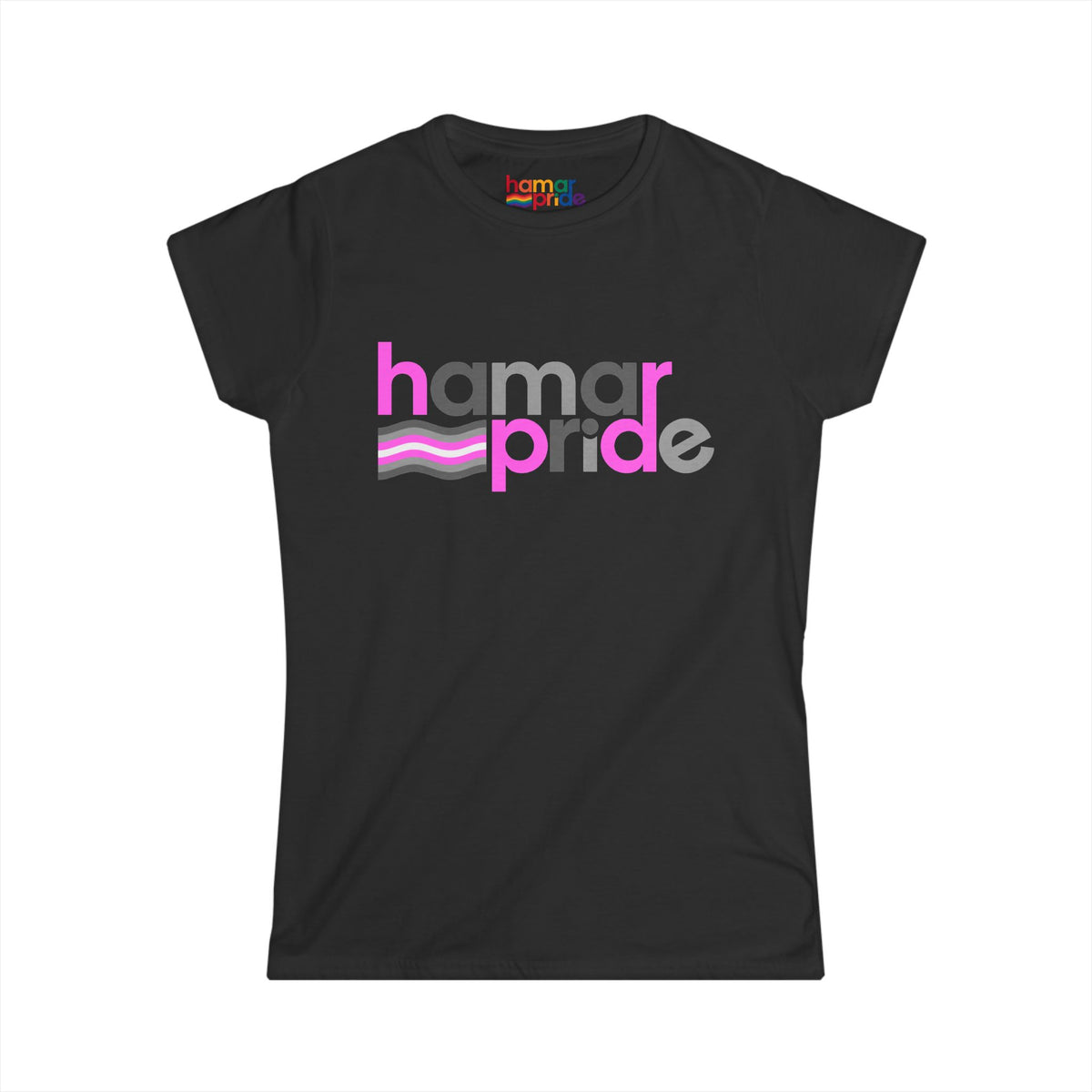 Hamar Pride Women's Softstyle Tee - Demigirl Pride