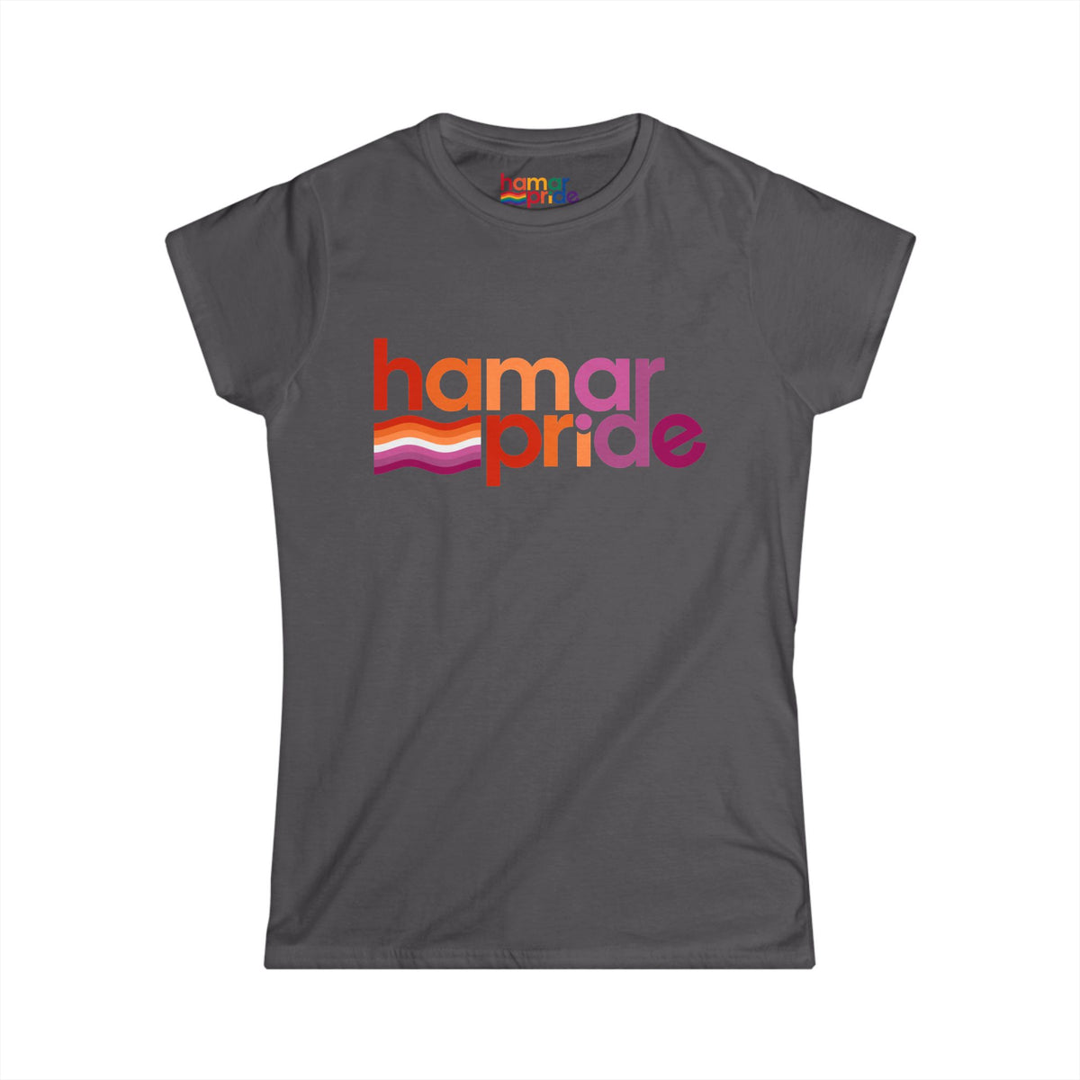 Copy of Hamar Pride Women's Softstyle Tee - Genderqueer Pride