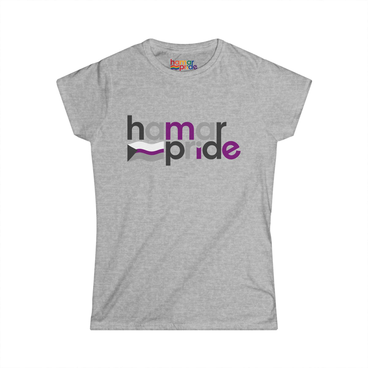 Hamar Pride Women's Softstyle Tee - Demisexual Pride