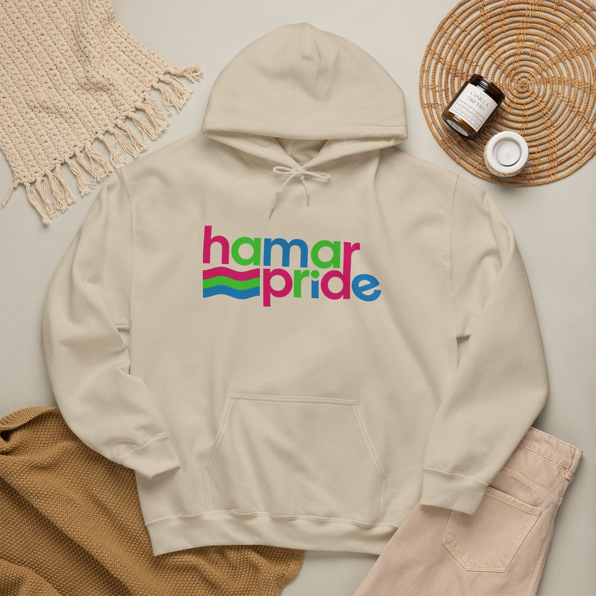 Hamar Pride Hoodie — Polysexual Pride