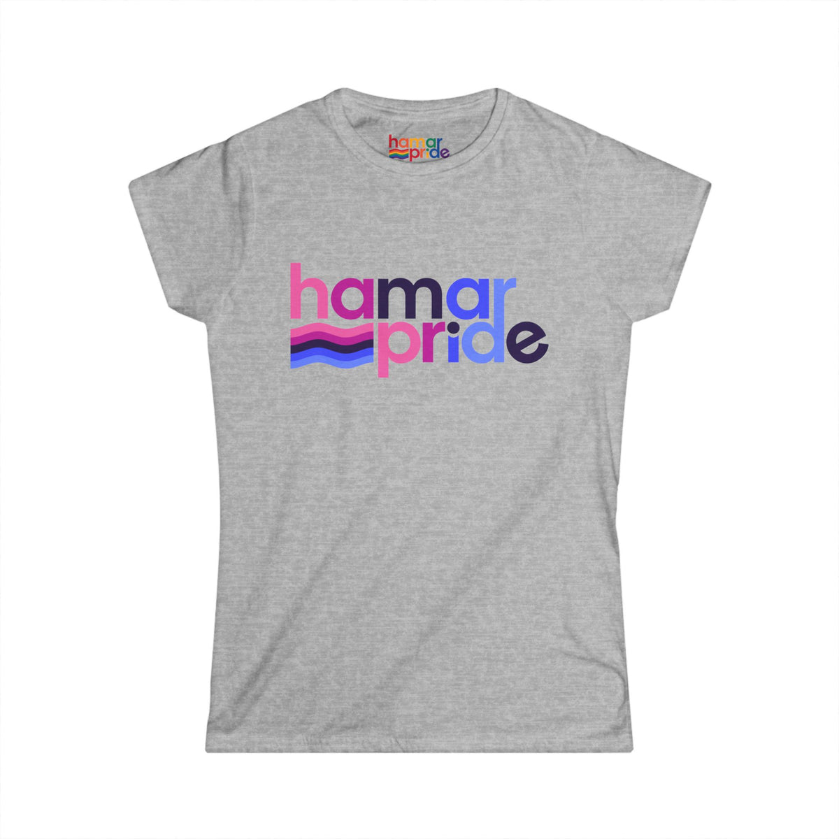Hamar Pride Women's Softstyle Tee - Omnisexual Pride