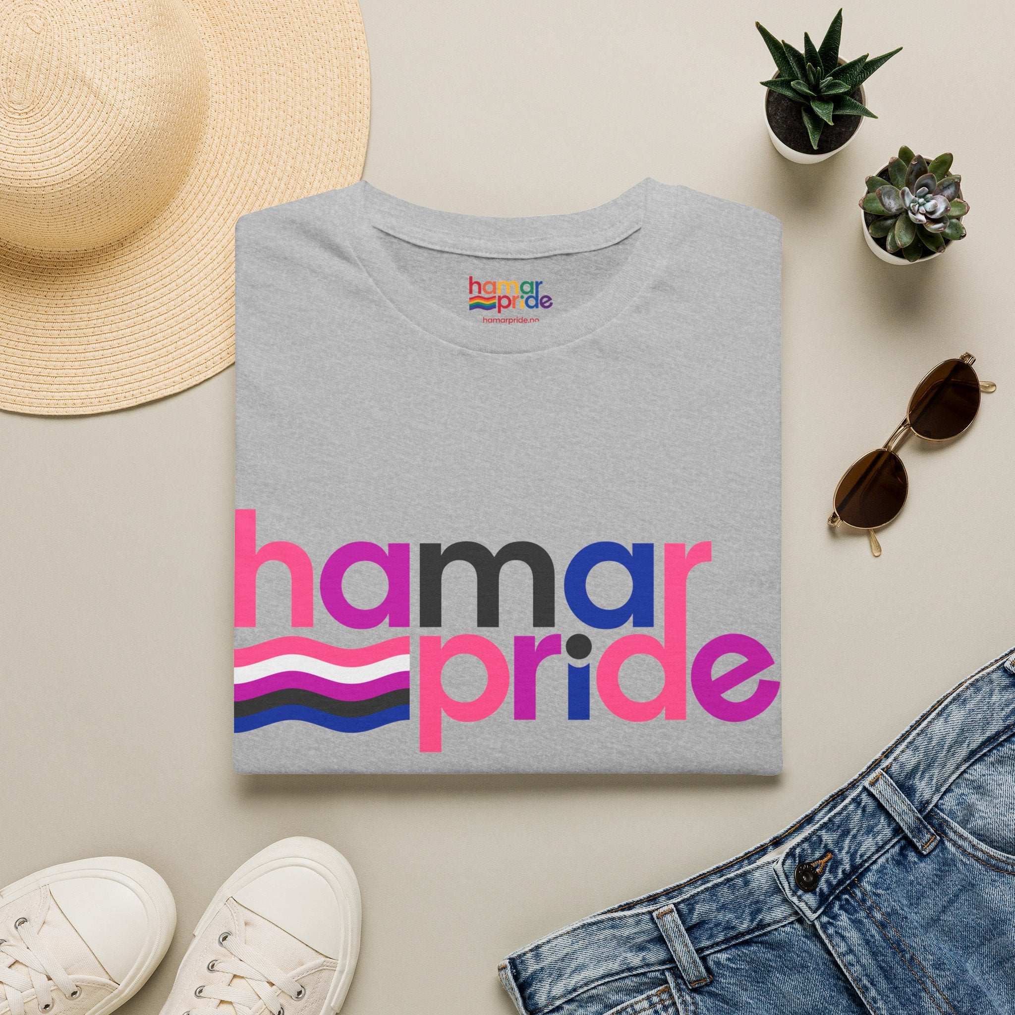 Hamar Pride Tee - Genderfluid Pride