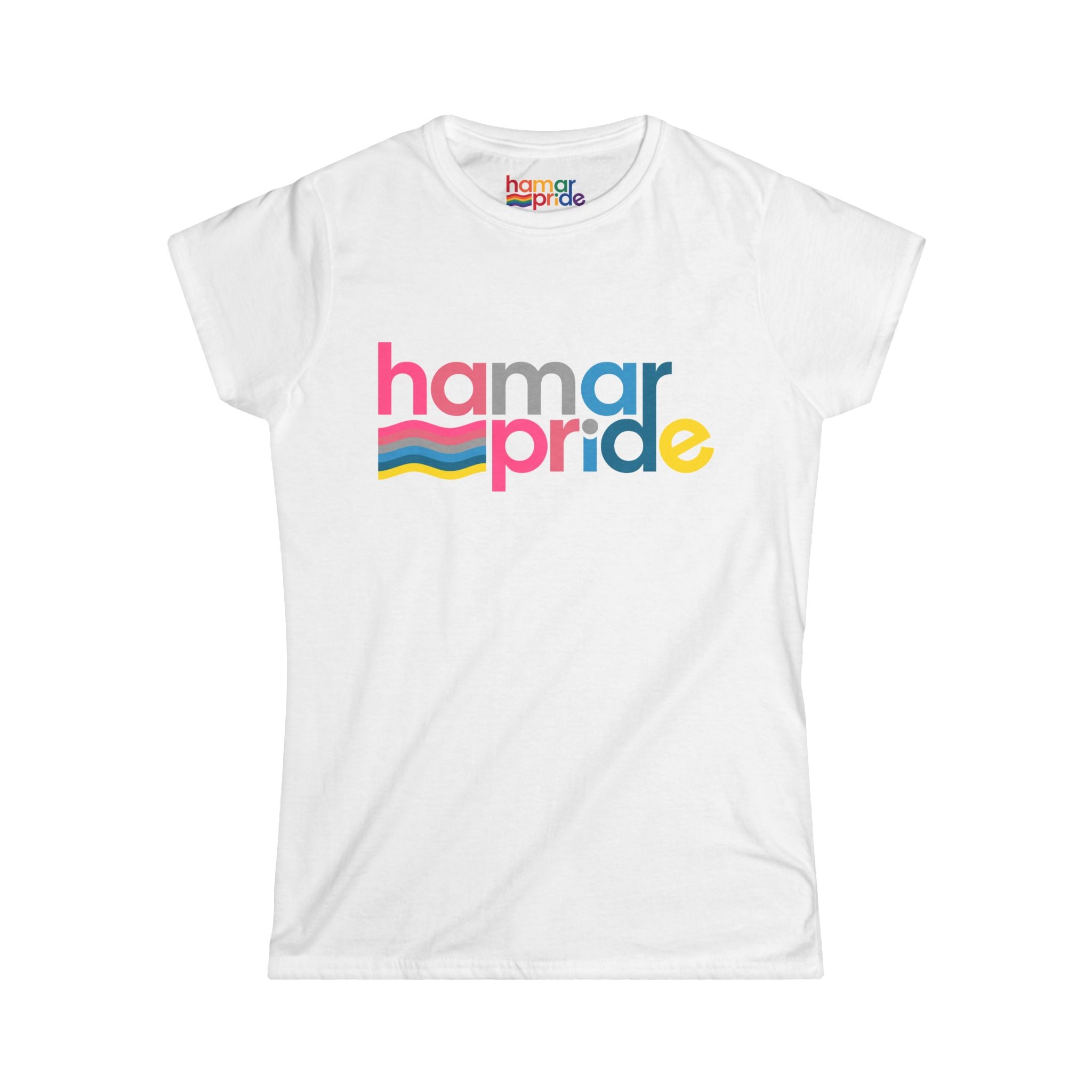 Hamar Pride Women's Softstyle Tee - Genderflux Pride