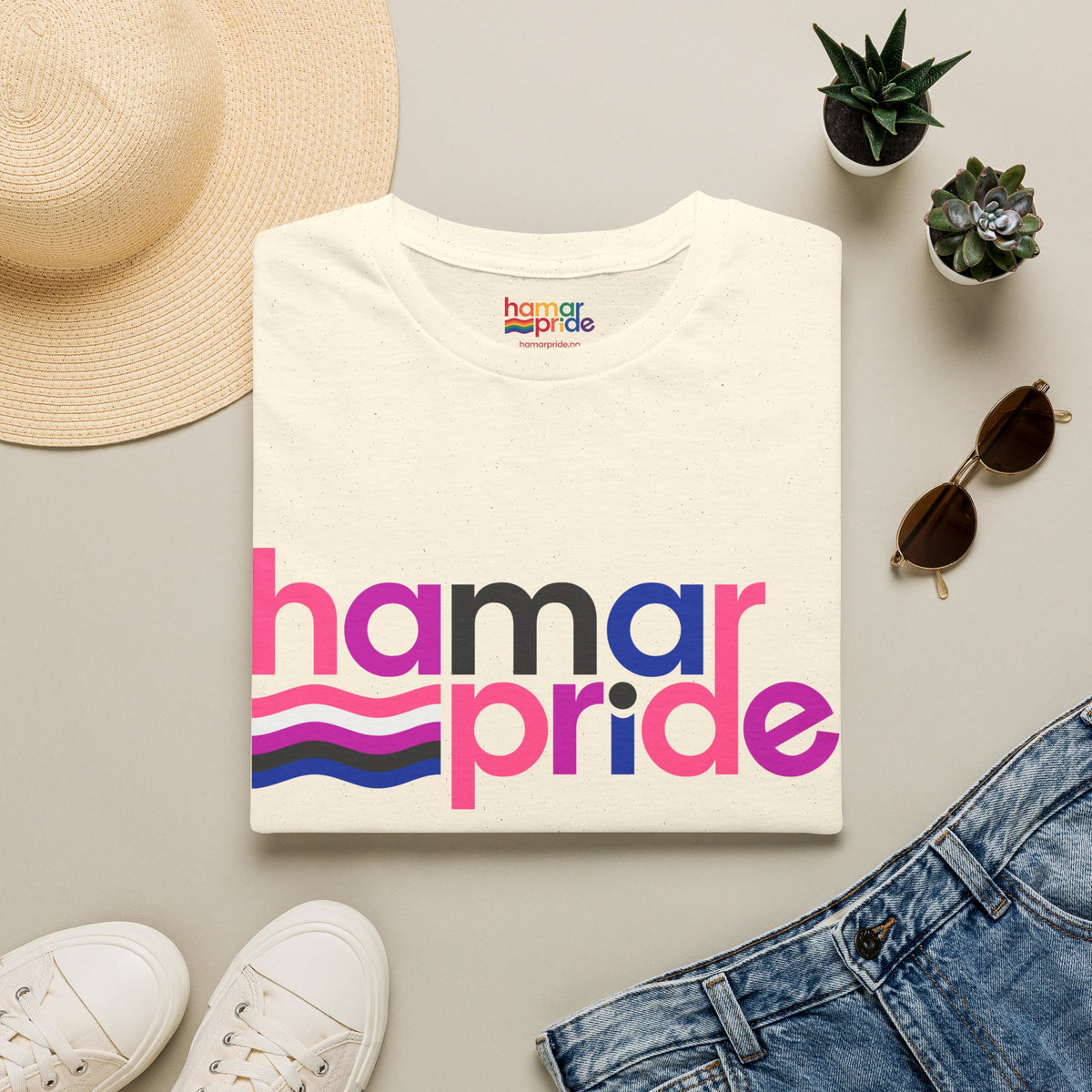 Hamar Pride Tee - Genderfluid Pride