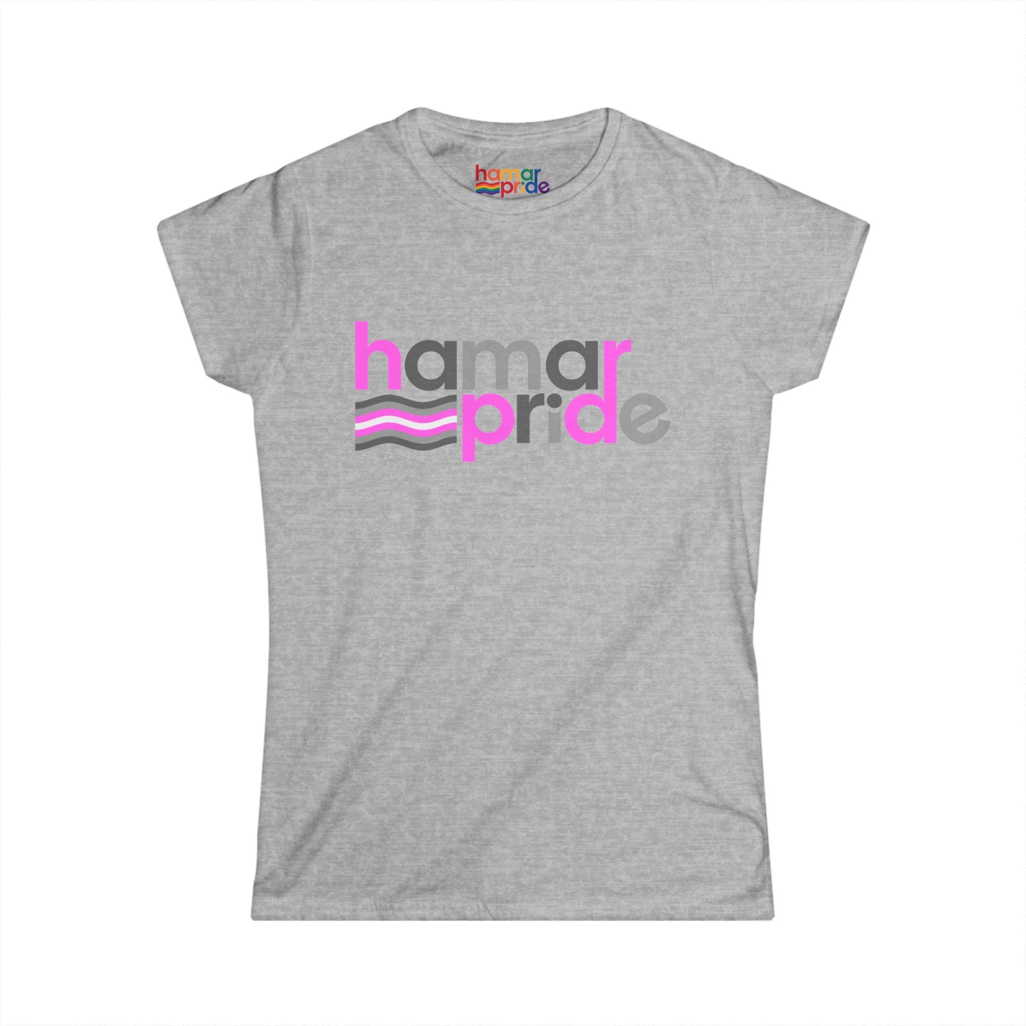 Hamar Pride Women's Softstyle Tee - Demigirl Pride