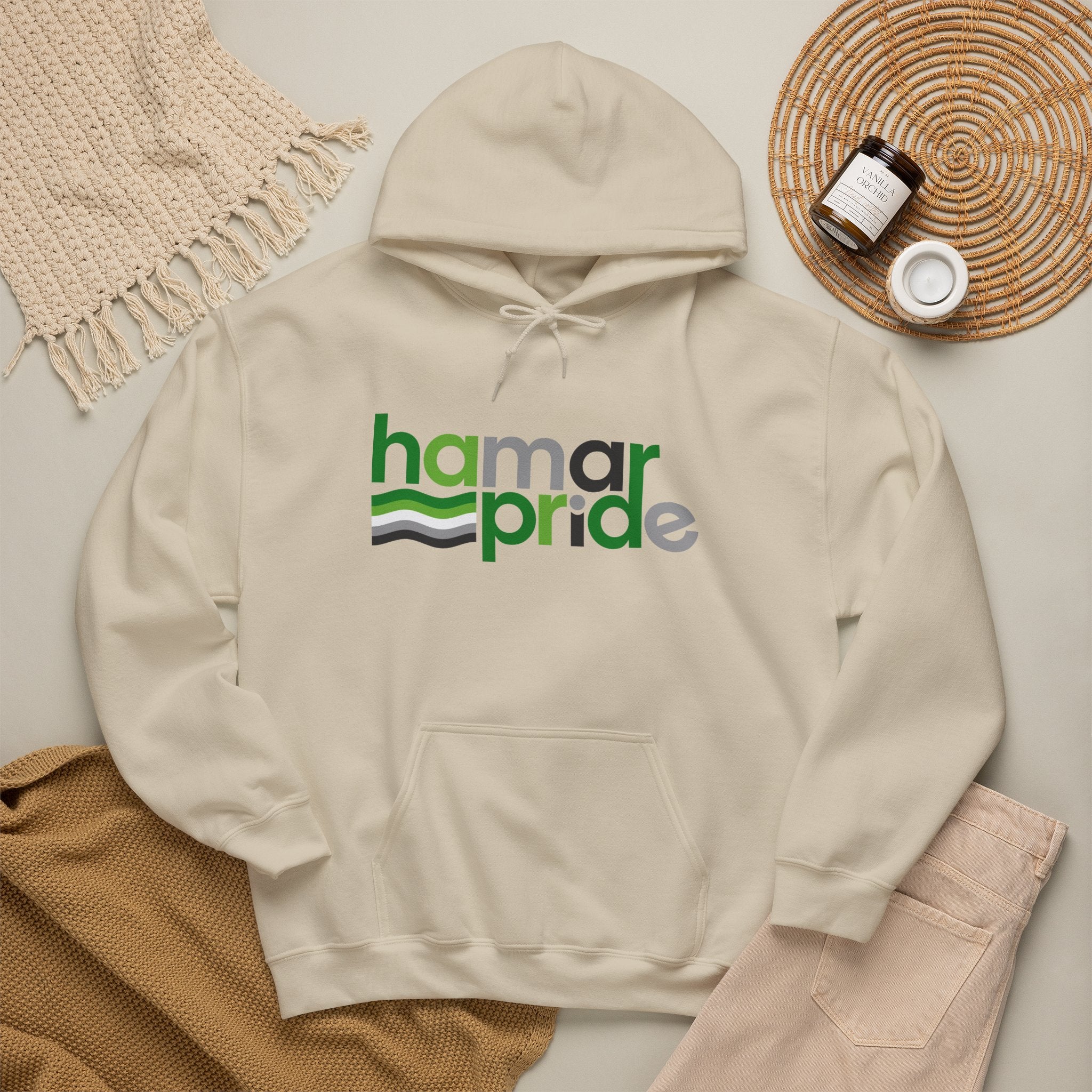 Hamar Pride Hoodie — Aromantic Pride
