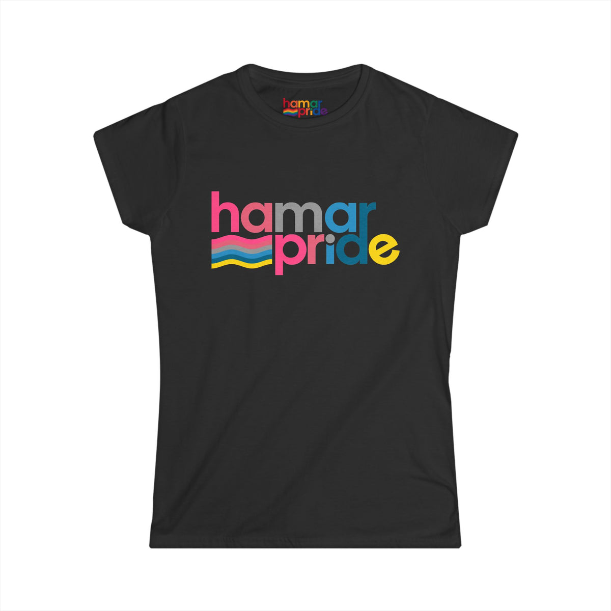Hamar Pride Women's Softstyle Tee - Genderflux Pride