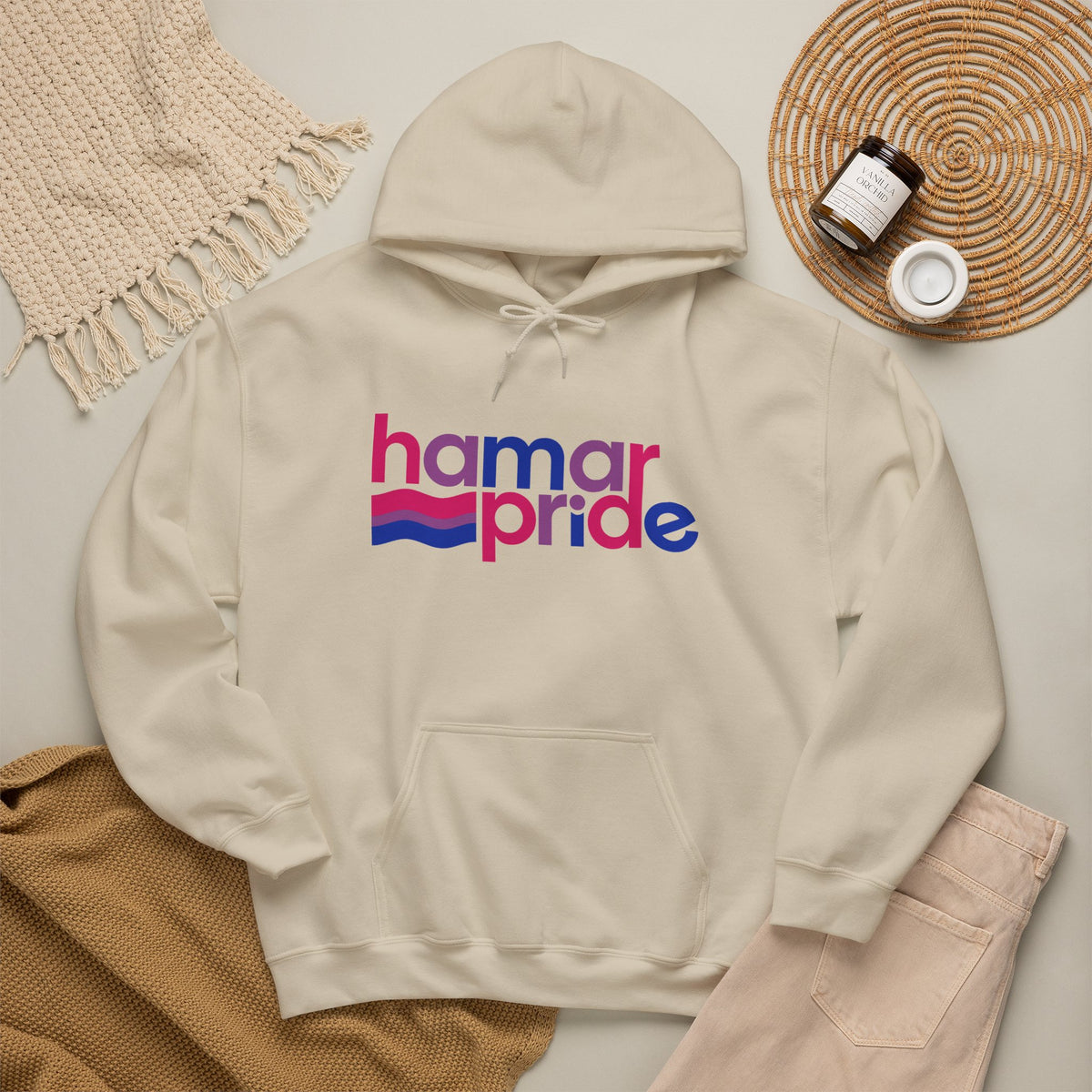 Hamar Pride Hoodie — Bisexual Pride