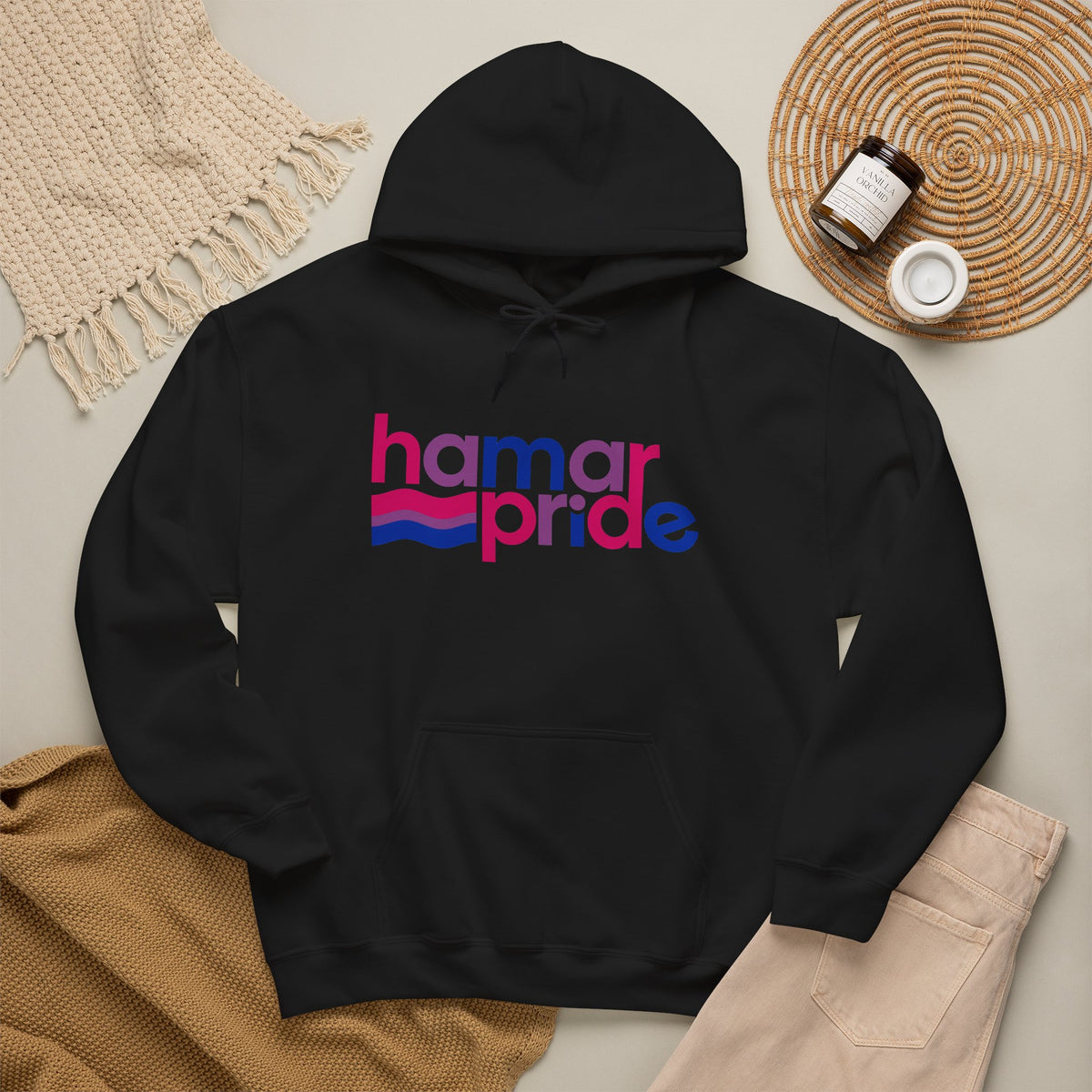 Hamar Pride Hoodie — Bisexual Pride