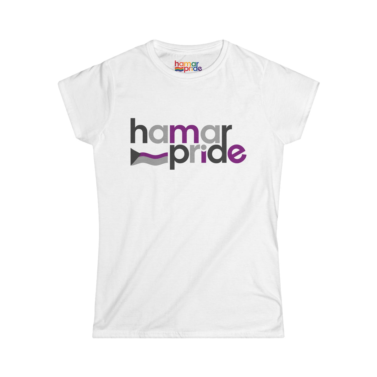 Hamar Pride Women's Softstyle Tee - Demisexual Pride