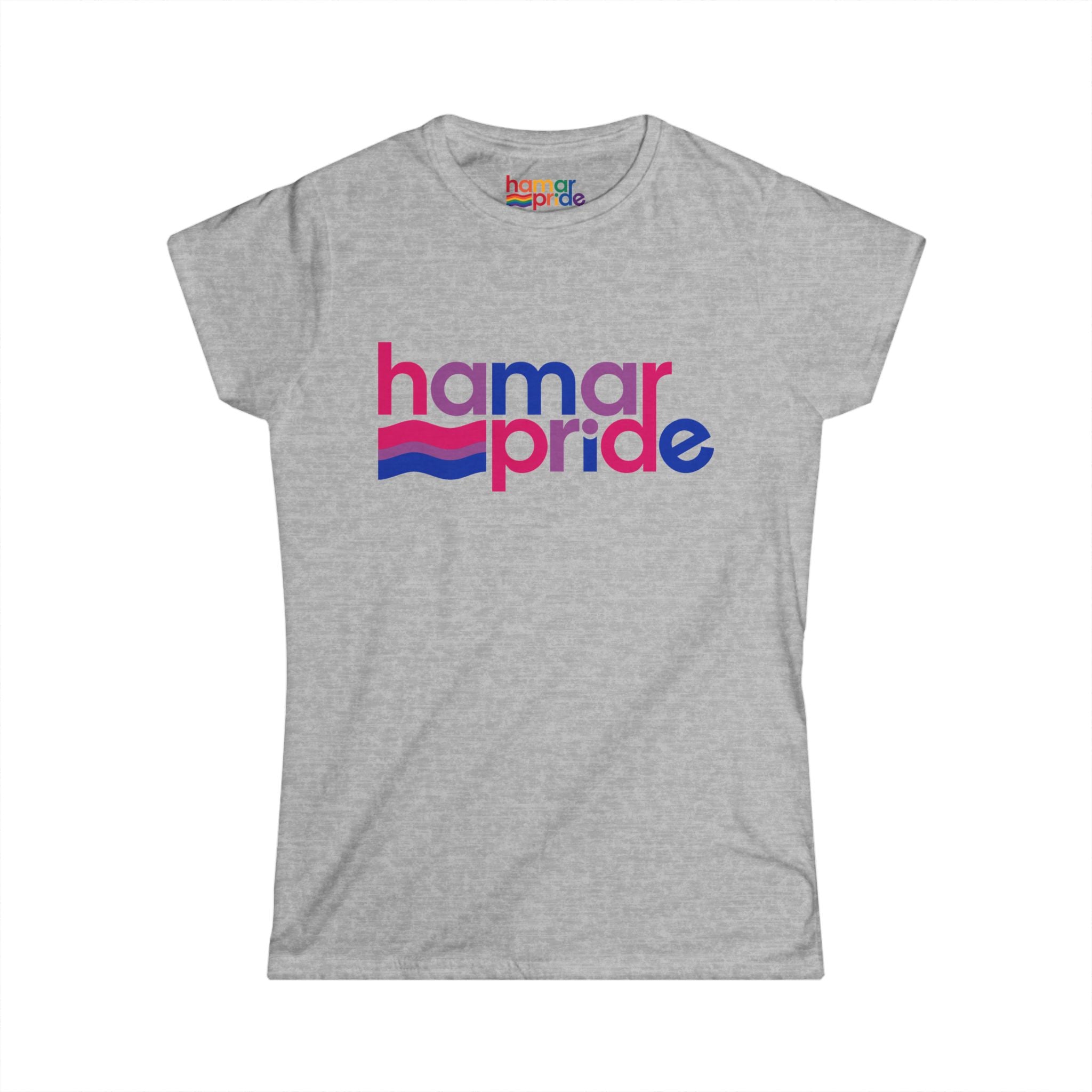 Hamar Pride Women's Softstyle Tee - Bisexual Pride