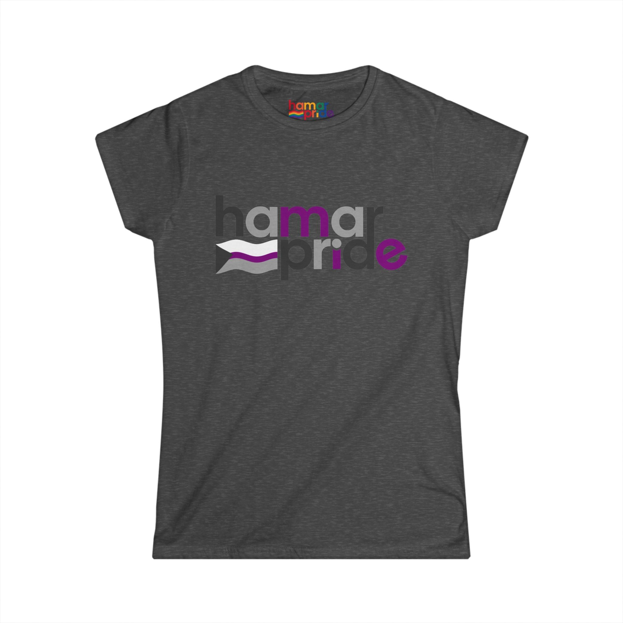 Hamar Pride Women's Softstyle Tee - Demisexual Pride