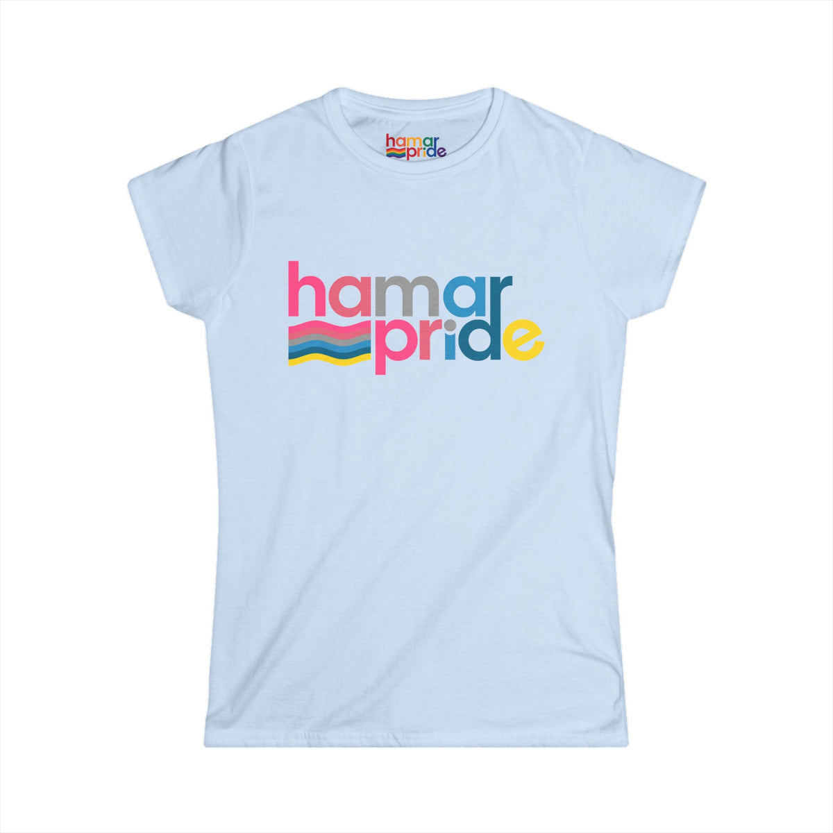 Hamar Pride Women's Softstyle Tee - Genderflux Pride