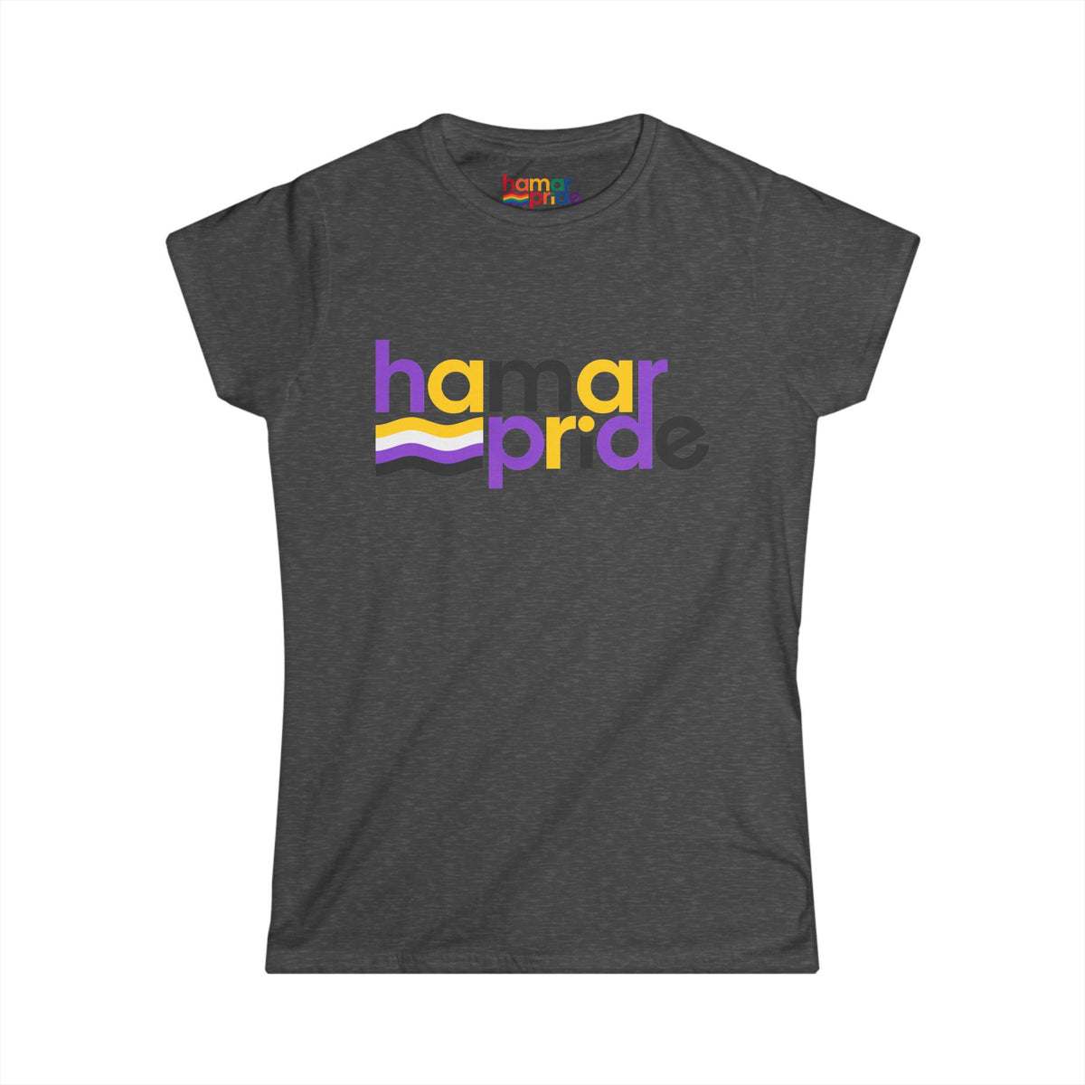 Hamar Pride Women's Softstyle Tee - Nonbinary Pride