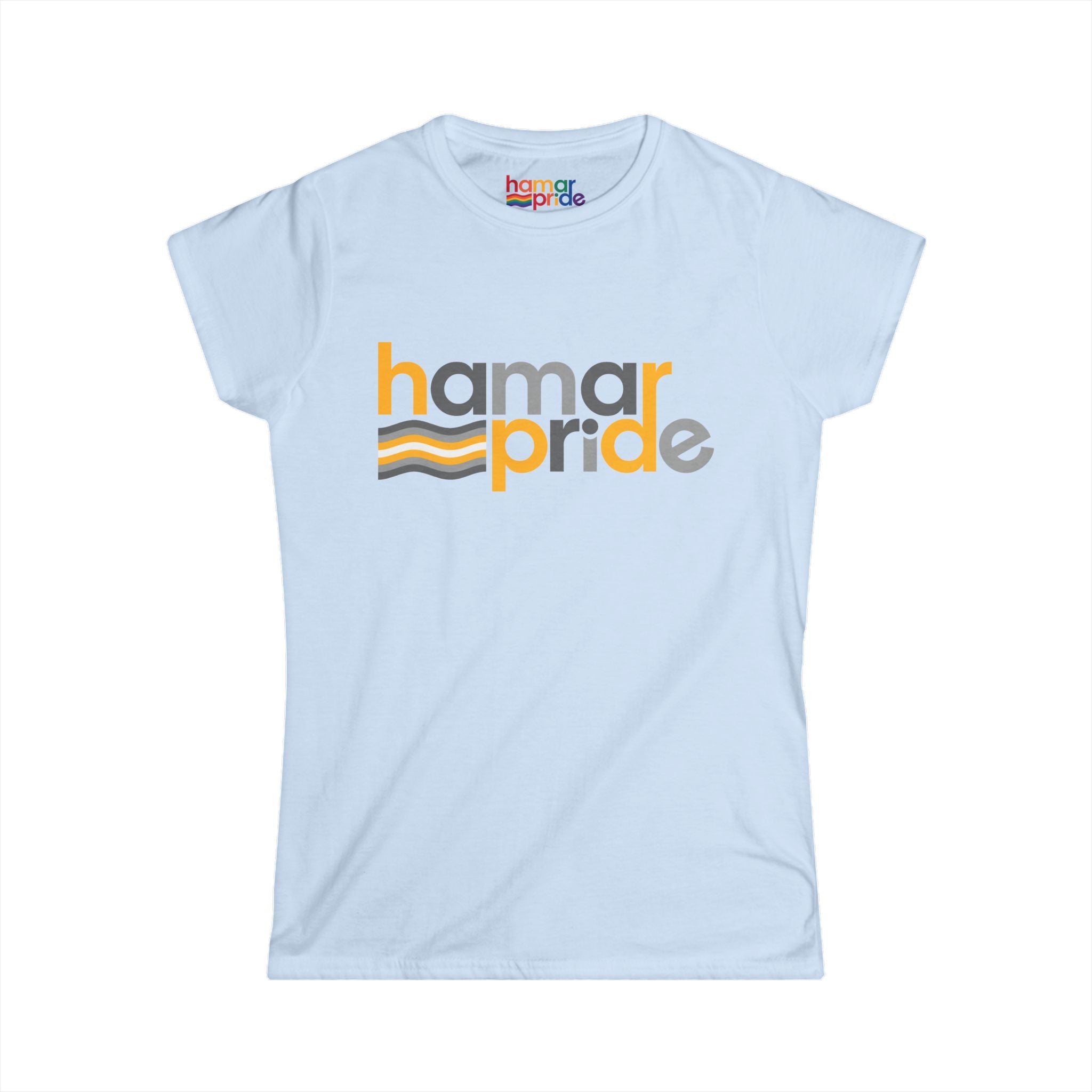 Hamar Pride Women's Softstyle Tee - Demigender Pride