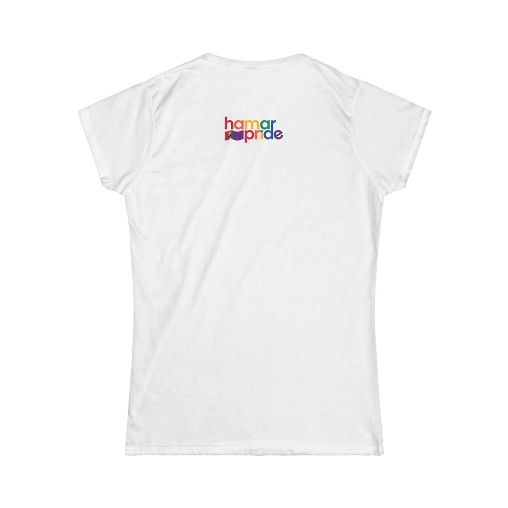 Hamar Pride Women's Softstyle Tee - Sampi Queer Pride