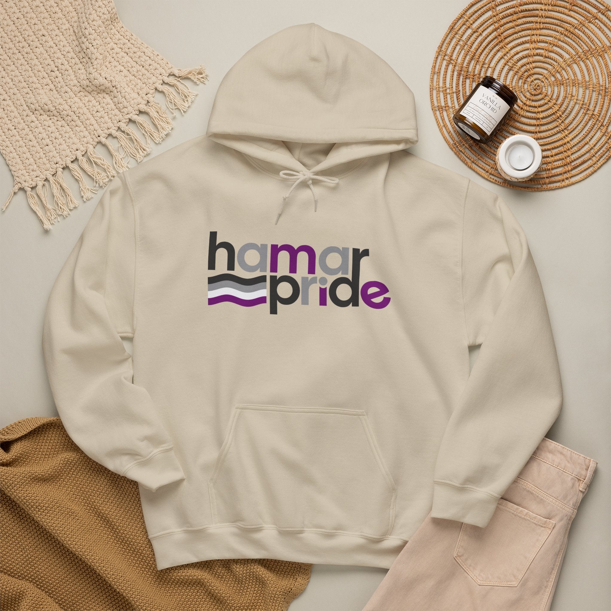 Hamar Pride Hoodie — Asexual Pride