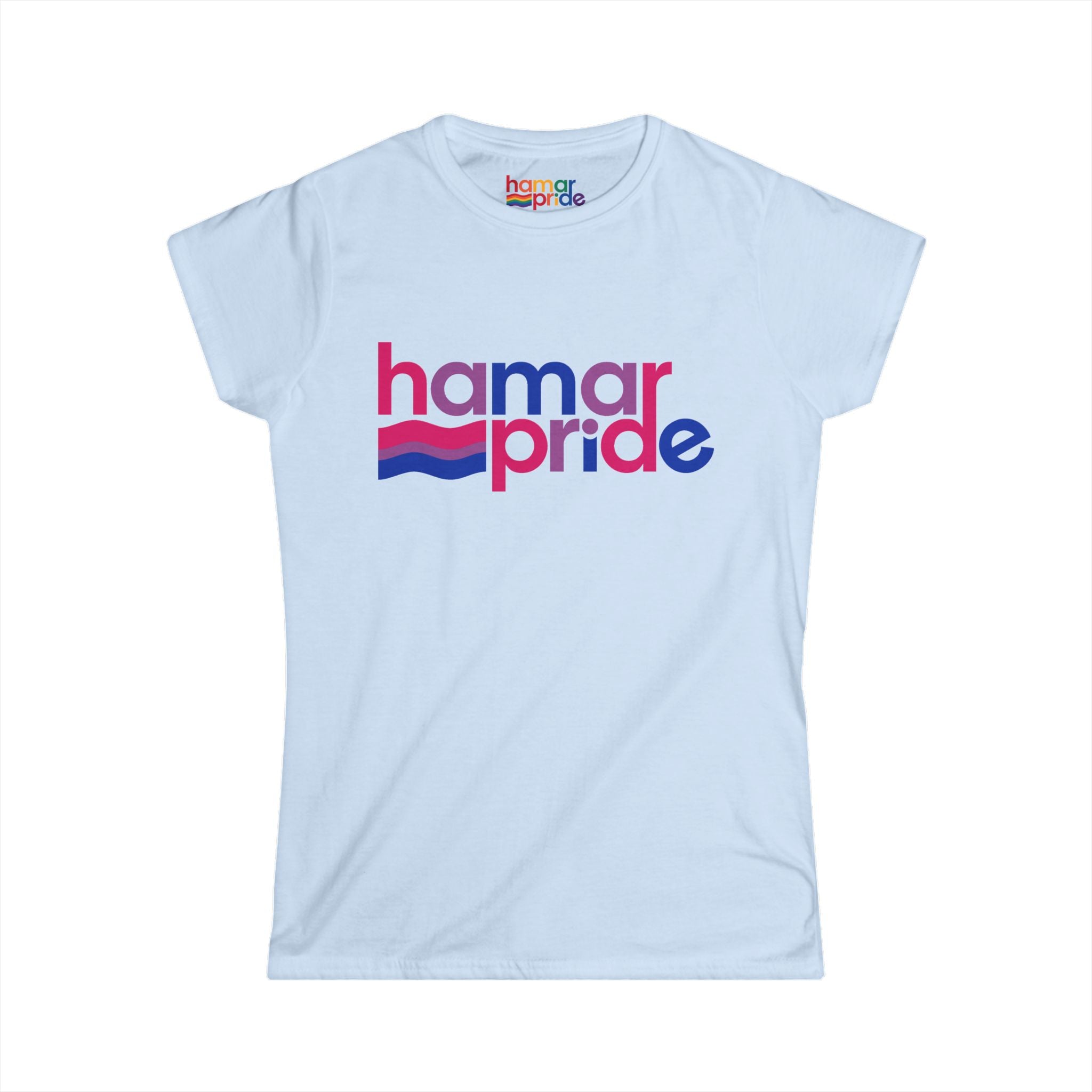 Hamar Pride Women's Softstyle Tee - Bisexual Pride