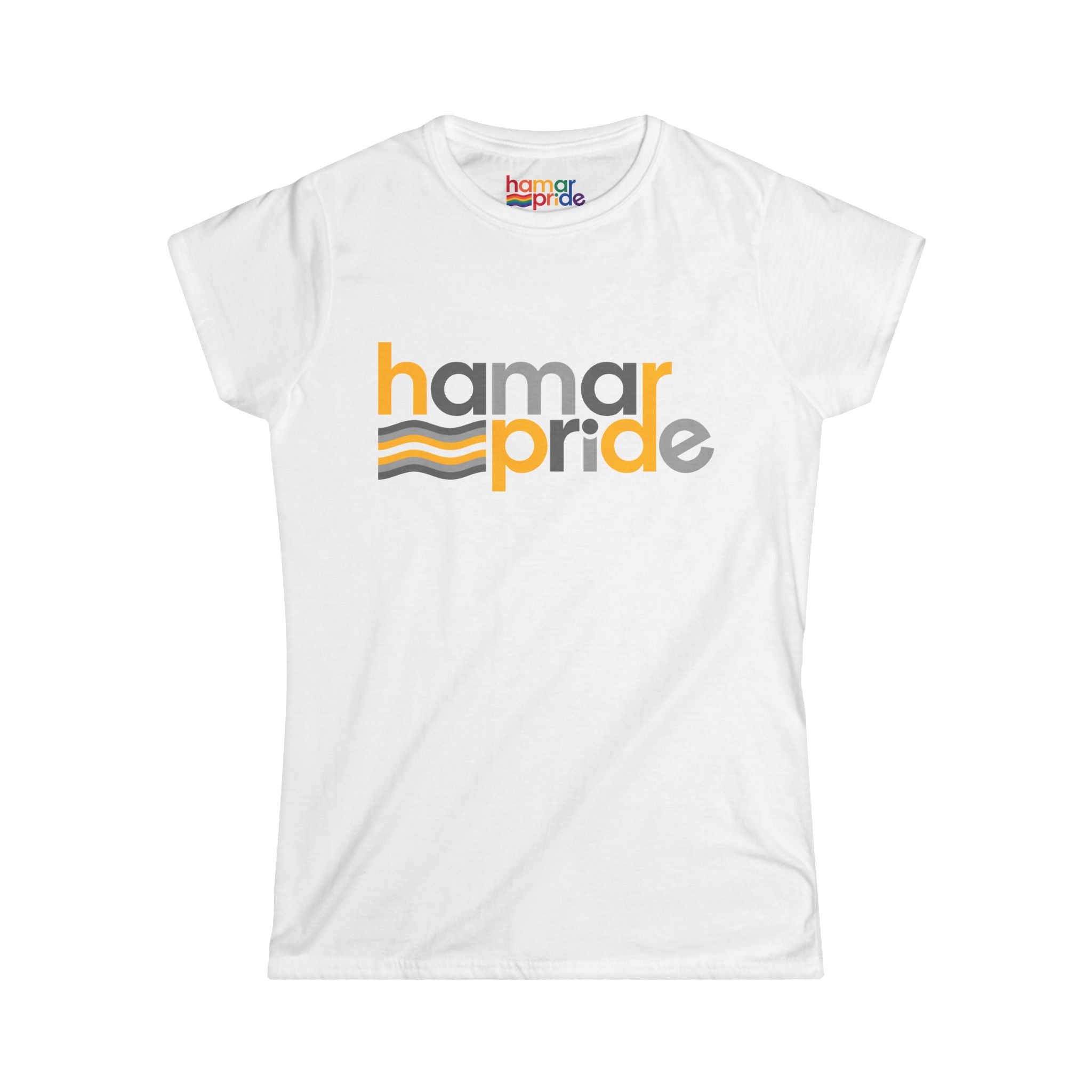 Hamar Pride Women's Softstyle Tee - Demigender Pride
