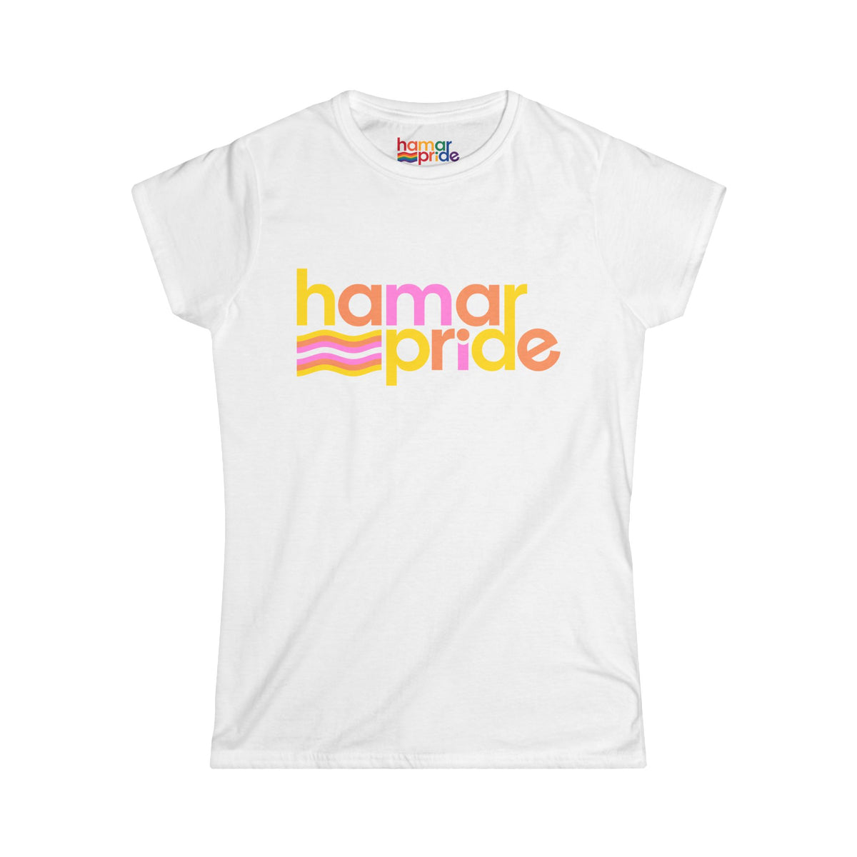 Hamar Pride Women's Softstyle Tee - Pangender Pride