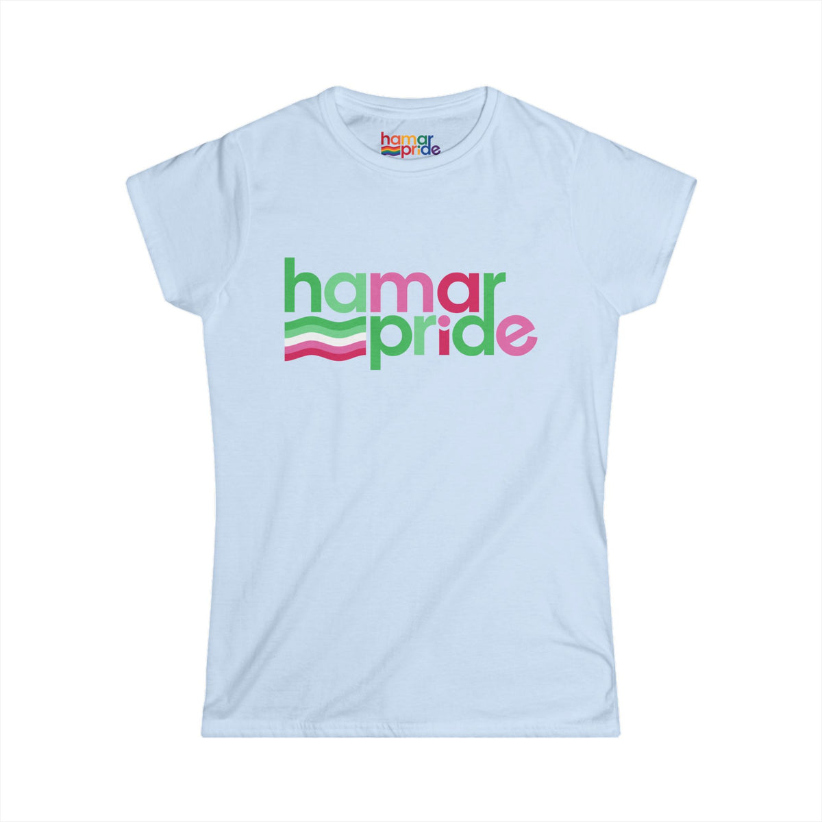 Hamar Pride Women's Softstyle Tee - Abrosexual Pride