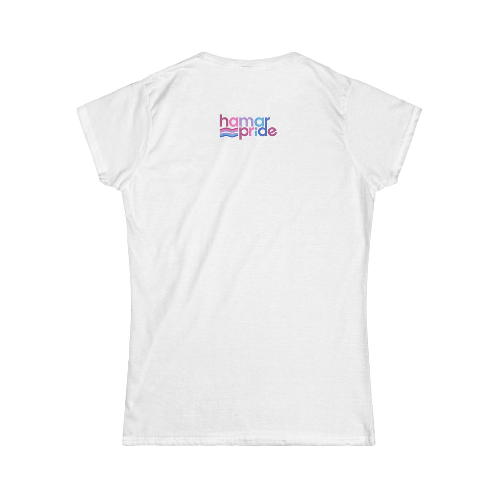 Hamar Pride Women's Softstyle Tee - Bigender Pride