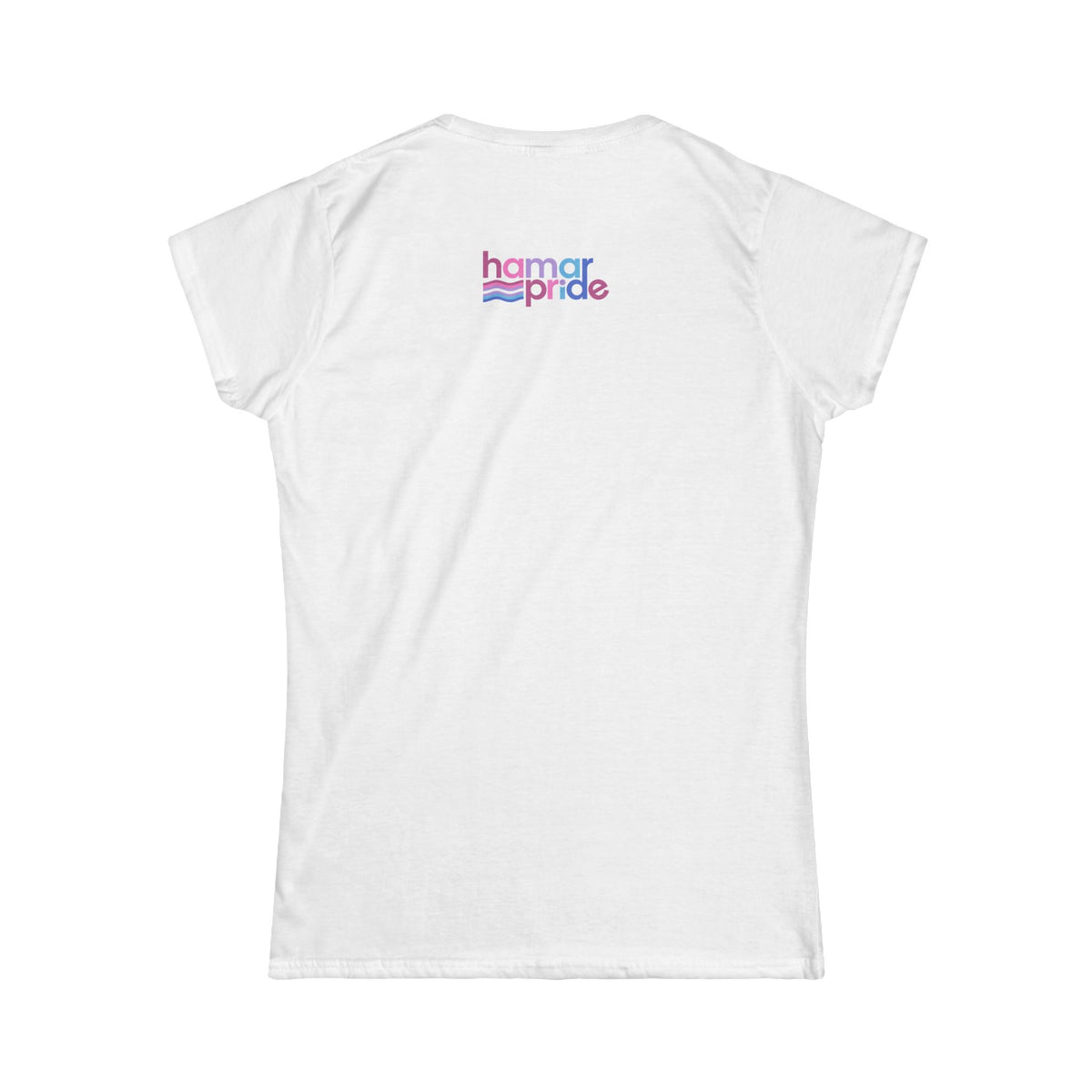 Hamar Pride Women's Softstyle Tee - Bigender Pride
