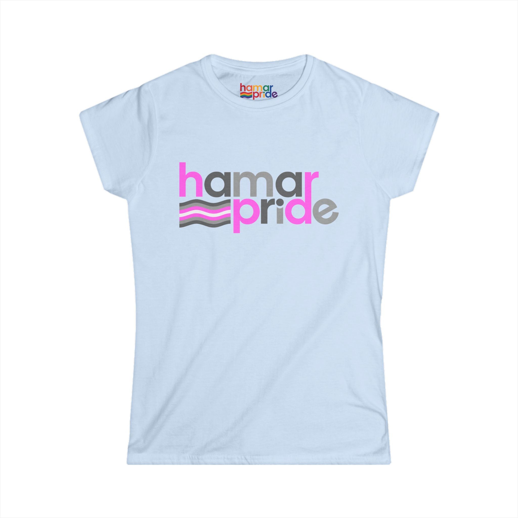 Hamar Pride Women's Softstyle Tee - Demigirl Pride