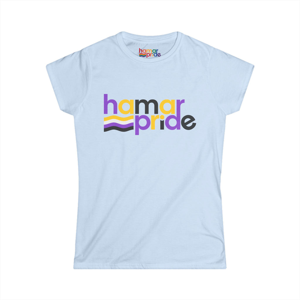 Hamar Pride Women's Softstyle Tee - Nonbinary Pride