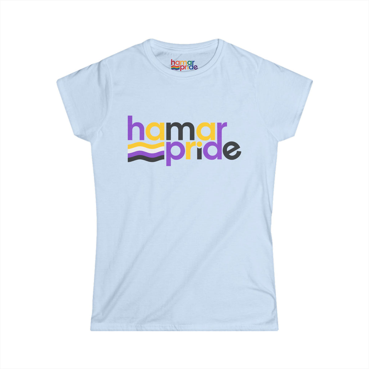 Hamar Pride Women's Softstyle Tee - Nonbinary Pride
