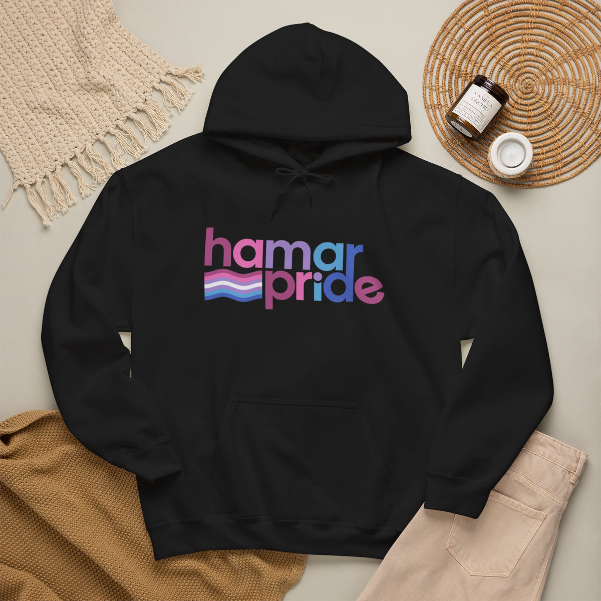 Copy of Hamar Pride Hoodie — Bigender Pride