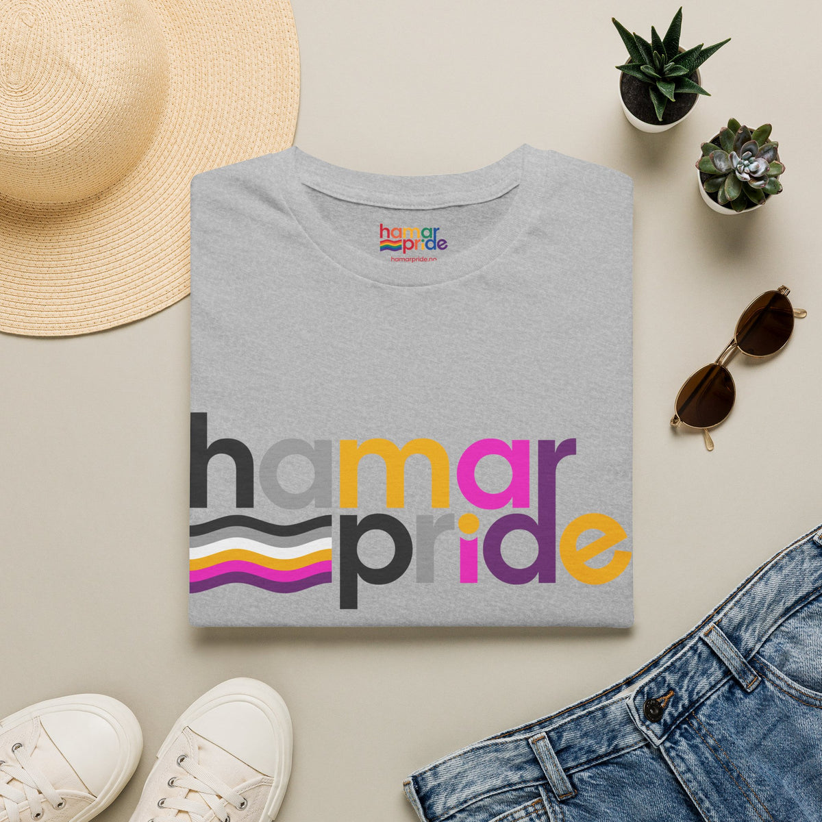 Hamar Pride Tee - Universal Asexual Pride