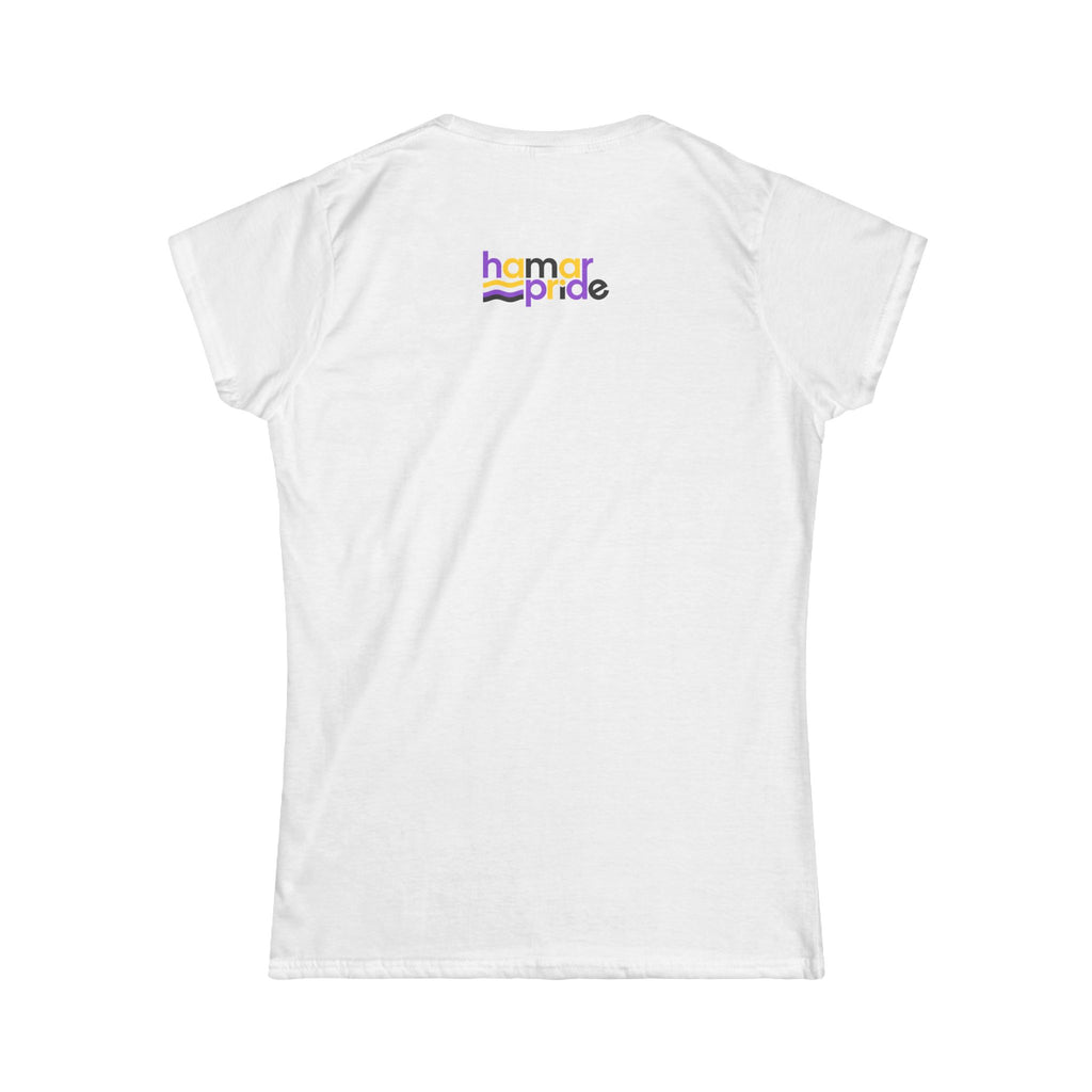 Hamar Pride Women's Softstyle Tee - Nonbinary Pride